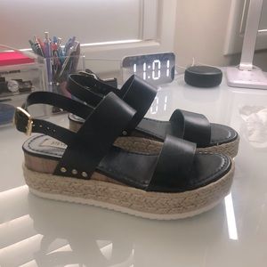 Steve Madden - CICI Black Leather (like NEW)